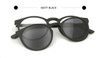 Round Magnetic Sunglasses Women Polarized Clip On Eyeglasses 2 In 1 Ultem Frame Glasses For Men Prescription Eyewear UV400