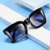 New S Logo Individuality Sunglasses Leopard Color Square Sun Glasses Men Women Fashion Luxury Brand Design Decorative Eyewear