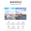 XJiea Rectangular Rimless Sunglasses,Fashion Men Outdoor Sun Glasses,Summer Women Decorative Eyewear,Shopping, Drive to Wear