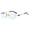 XJiea Rectangular Rimless Sunglasses,Fashion Men Outdoor Sun Glasses,Summer Women Decorative Eyewear,Shopping, Drive to Wear