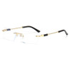 XJiea Rectangular Rimless Sunglasses,Fashion Men Outdoor Sun Glasses,Summer Women Decorative Eyewear,Shopping, Drive to Wear