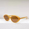 Personalized Small Frame Cat eye Oval Acetate sunglasses Outdoor UV400 Protection fashion Men women trendy CL40264U SUN GLASSES