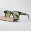JMM FELLINI Tortoise Acetate Sunglasses Men Quality Square Designer Eyeglasses UV400 Outdoor Handmade Women Trendy SUN GLASSES