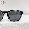 Luxury brand DB 1117/CS tortoise acetate sunglasses men Double beam eyeglasses UV400 outdoor handmade women trendy SUN GLASSES