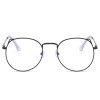 Fashion Anti Blue Light Glasses Women Men Classic Metal Decor Frame Eyewear High-definition Eye Protection Computer Goggle