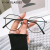 Fashion Blue Light Blocking Glasses Women Men Trendy Office Computer Goggles Anti Blue Rays Glasses Classic Metal Frame Eyewear