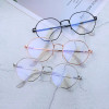 Men Vintage Anti Blue light Clear Glasses Metal Frame Round Vision Care Classic Eyewear Women Lens Myopia Optical Mirror Eyewear