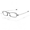 Portable Anti Blue Light Folding Reading Glasses With Case Men Women Telescopic Presbyopia Eyeglasses Elderly Glasses Black/Red