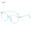 New Men Women Portable High Definition Eyeglasses Anti Blue Light Glasses Round Frame Computer Games Glasses Outdoor 1pcs