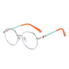 Fashion Kids Round Anti-blue Light Glasses Boys Girls Metal Cute Cat Claw Frame Eyewear Child Eye Protection Computer Goggles