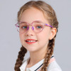 Children Blue Light Blocking Glasses Honey Girls Ultra Light TR Silicone Glasses Frame Kids Computer Gaming Eyewear