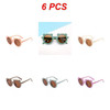 1~4pcs Fashion Round Children Sunglasses Classic Cute Girls Boys Kids Sun Glasses UV400 Protection Eyewear Baby De Sol Gafas