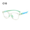 Anti Blue Light Kids Glasses Square Children Boy Girls Computer Optical Frame Reflective Blocking Eyeglasses Filter TR90 Frame