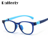 Ralferty Flexible Children's Anti-glare Blue Light Computer Glasses Kids Boy 0 Diopter Spectacles Myopia Optical Glasses Frame