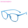 DOHOHDO Anti Blue Light Kids Glasses Boy Girls Computer Transparent Glasses Children Silicone Soft Without Graduation Eyeglasses