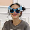 1 Pcs Funny Crazy Party Dress Glasses Sunglasses Accessories Novelty Costume Party Carnival Glasses Event Decoration Supplies