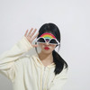 1 Pcs Funny Crazy Party Dress Glasses Sunglasses Accessories Novelty Costume Party Carnival Glasses Event Decoration Supplies