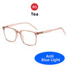 2024 Trending Blue Light Blocking Men's Glasses Gaming TR90 Matte Black Anti Ray Eyeglasses Women Transparent Fashion Eyewear