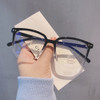 Transparent Computer Glasses Frame Women Men Anti Blue Light square Eyewear Blocking Glasses Optical Spectacle Eyeglass