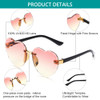 Ocean Lenses Eyewear Party/Photography Kids Sunglasses Heart-shaped Sun Glasses UV 400 Protection Children Sunglasses