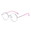 Anti-blue Light Glasses for Kids Boys Girls Classic Metal Frame Computer Goggles Eye Protection Optical Eyeglasses Nerd Eyewear