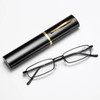 Elegant Reading Glasses Metal Frame Ultra-thin Men Women Reading Glasses Portable Mini Reading Presbyopia Eyeglasses with Box