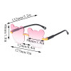 Kids Sun Sunglasses Bear Shape Children Glasses Cartoon Rimless UV400 Child Eyeglasses Outdoor Anti-Glare Girls Boys Sunglasses