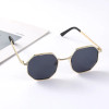 Fashion Boys Girls Octagon Metal Sunglasses Polygon Trend Children's Sun Glasses Kids Outdoor UV400 Eyewear