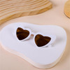 Vintage Heart Kids Sunglasses Baby Boys Girls Love Frame Sun Glasses Children Infant UV400 Eye Protection Stylish Glasses 2024