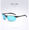 AORON Driving Polarized Sunglasses Men Aluminum Magnesium Frame Sport Sun Glasses Driver Retro Goggles Sunglass UV400 Anti-Glare