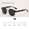 Brand Clip On Sunglasses Man Lemtosh Johnny Depp Sun Glasses Polarized Lens Woman Vintage Acetate Frame Luxury Driver's Shade