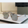 Original Premium Casual Gold Metal Frame Square Men Eyewear Polarized Vintage Business Fashion MACH SIX Women Unisex Sun Glasses