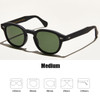 Green Sunglasses Man Johnny Depp Lemtosh Polarized Sun Glasses Woman Luxury Brand Vintage Acetate Frame Driver's Goggles Box