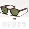 Green Sunglasses Man Johnny Depp Lemtosh Polarized Sun Glasses Woman Luxury Brand Vintage Acetate Frame Driver's Goggles Box