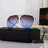 Original Size：62mm Casual Trendy Polarized Gradient Men Eyewear Luxury Design UV400 17379 Retro Classic Women Unisex Sun Glasses