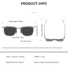 Fashionable Summer Polarized Shades Retro Curved Titanium Frame Support Myopia Lenses Men Women UV-400 Goggle Sunglasses