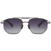 New Pure Titanium Polarized Sunglasses with Stylish Large Frame Square Frame UV Resistant Minimalist and Retro Design Man