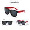 New Style Cartoon Children Folding Sunglasses Girls Boys Outdoor Sun Shading Glasses UV400 Protection Eyeglasses Square Eyewear