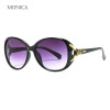 Classic Round Sunglasses Women UV Blocking Textured Sunglasses Gradient Black Outdoor Sunglasses Oculos Sol Feminino UV400