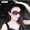 Classic Round Sunglasses Women UV Blocking Textured Sunglasses Gradient Black Outdoor Sunglasses Oculos Sol Feminino UV400
