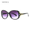 Classic Round Sunglasses Women UV Blocking Textured Sunglasses Gradient Black Outdoor Sunglasses Oculos Sol Feminino UV400