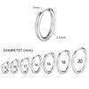 1Pairs/2Pcs Small Hoop Earrings Women Men Gold Silver Color Stainles Steel Round Circle Pendientes Mujer 2023 Anti-allergy