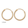 2021 New Vintage Rose Gold Color Multiple Dangle Small Circle Hoop Earrings for Women серьги Jewelry Steampunk Ear Clip Gift