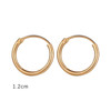 2021 New Vintage Rose Gold Color Multiple Dangle Small Circle Hoop Earrings for Women серьги Jewelry Steampunk Ear Clip Gift