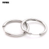 1pair/2pc ��֧��ԧ� Trendy Small Hoop Earrings Clip for Women Men Earring Gold Color Stainless Steel Earrings Diy Ear Piercing