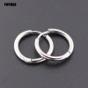 1pair/2pc ��֧��ԧ� Trendy Small Hoop Earrings Clip for Women Men Earring Gold Color Stainless Steel Earrings Diy Ear Piercing