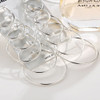 12Pairs/6Pairs/1Pair Simple Punk Hoop Earrings Set Big Circle Earrings Jewelry for Women Girls Ear Hoops Earring Round Oversized
