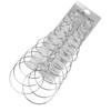 12Pairs/6Pairs/1Pair Simple Punk Hoop Earrings Set Big Circle Earrings Jewelry for Women Girls Ear Hoops Earring Round Oversized