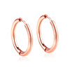 1pair/2pc серьги Trendy Small Hoop Earrings Clip for Women Men Earring Gold Color Stainless Steel Earrings Diy Ear Piercing