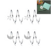 Fansilver 2Pair 925 Sterling Silver Earrings Cartilage Wrap Cuff Earrings Hypoallergenic Double Hoop Earring for Women Wholesale